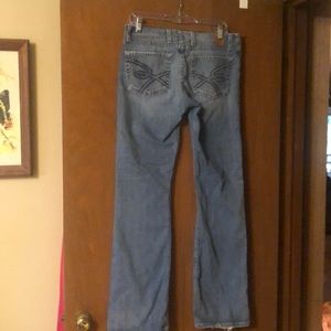 BKE Harlow stretch wide leg jeans